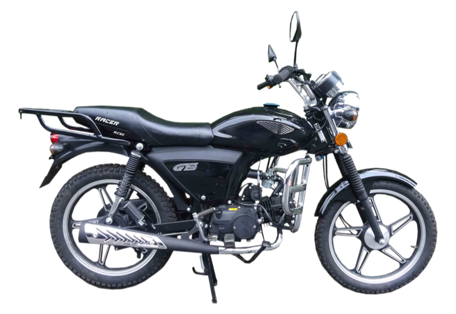 Мопед Racer RC50 Alpha + ЦПГ 125 (черный) (Россия)