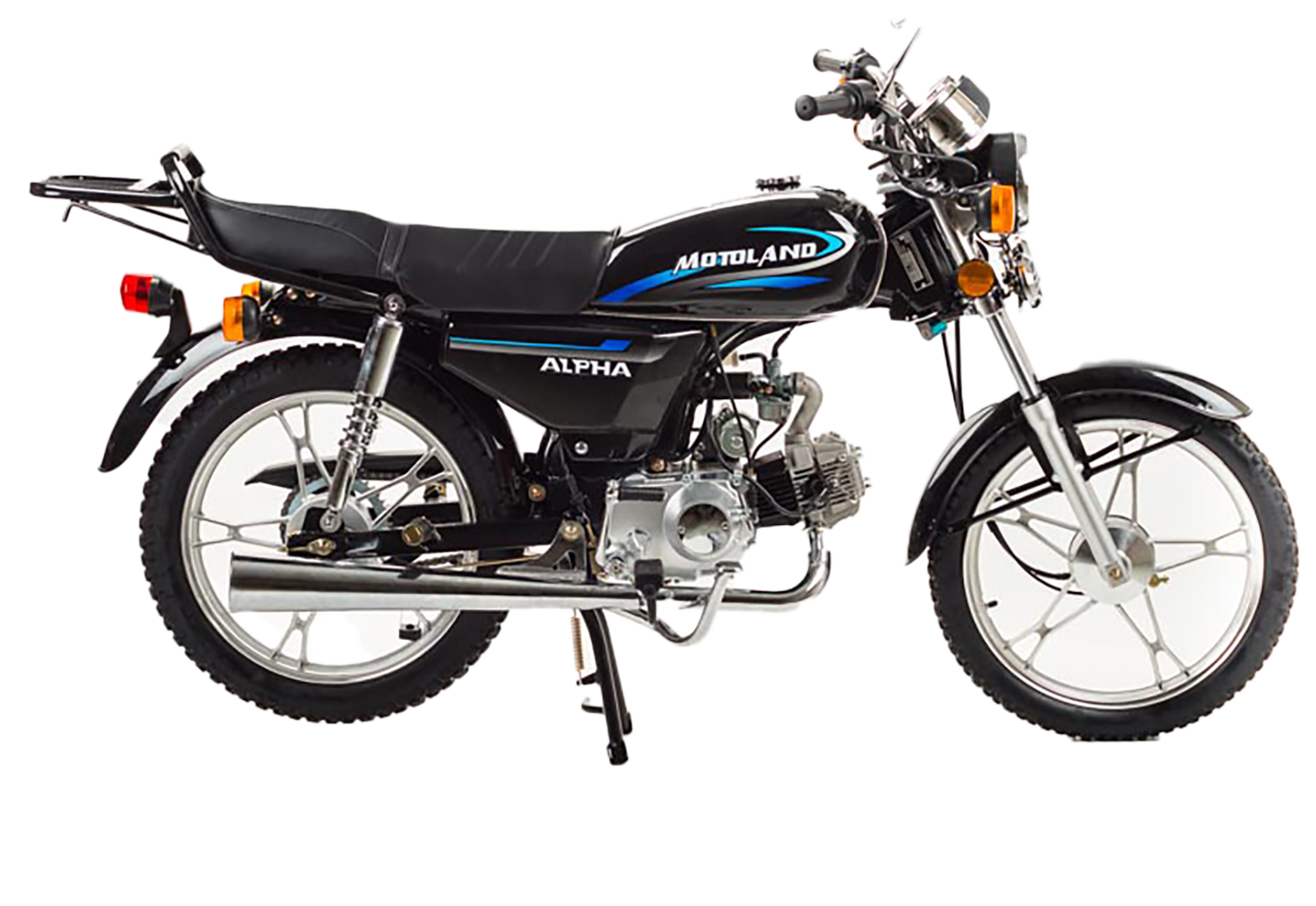 Мопед Motoland Альфа 11 (2021 г.) Черный