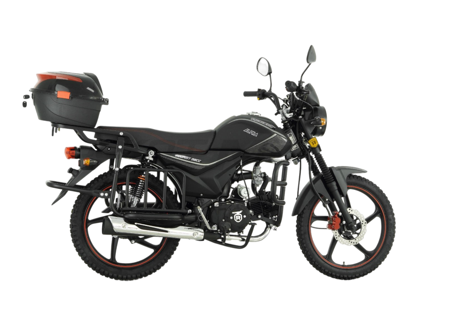 Мопед ROCKOT ALPHA TOURIST M-12 (черный матовый)