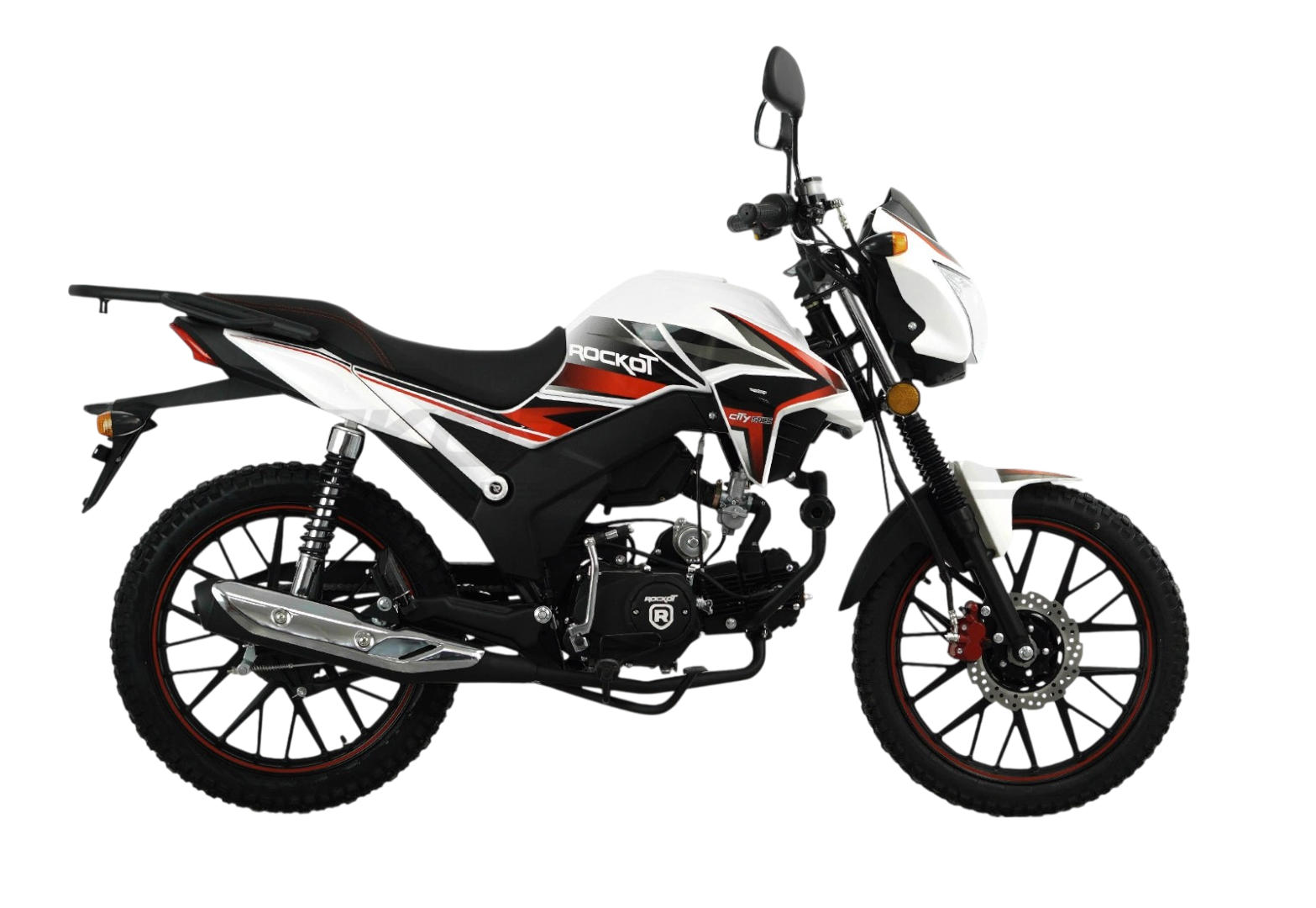Мопед ROCKOT ALPHA CITY M-12 (белый глянцевый)