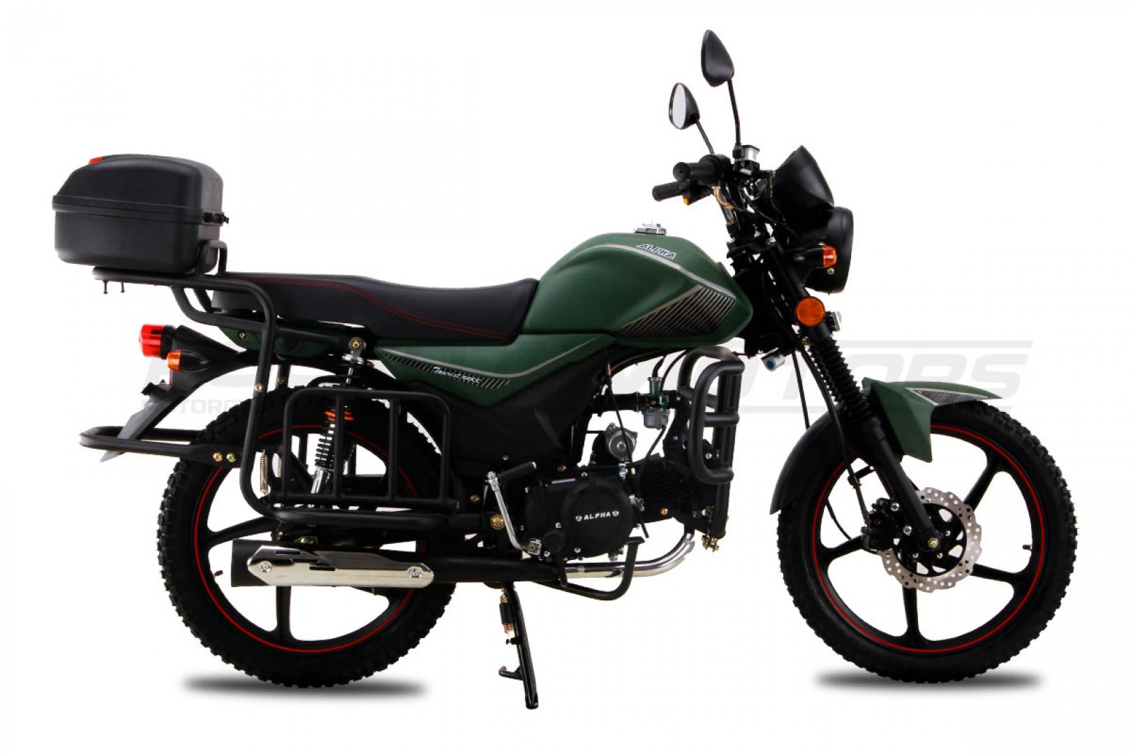 Мопед ROCKOT ALPHA TOURIST M-12 (зеленый матовый)