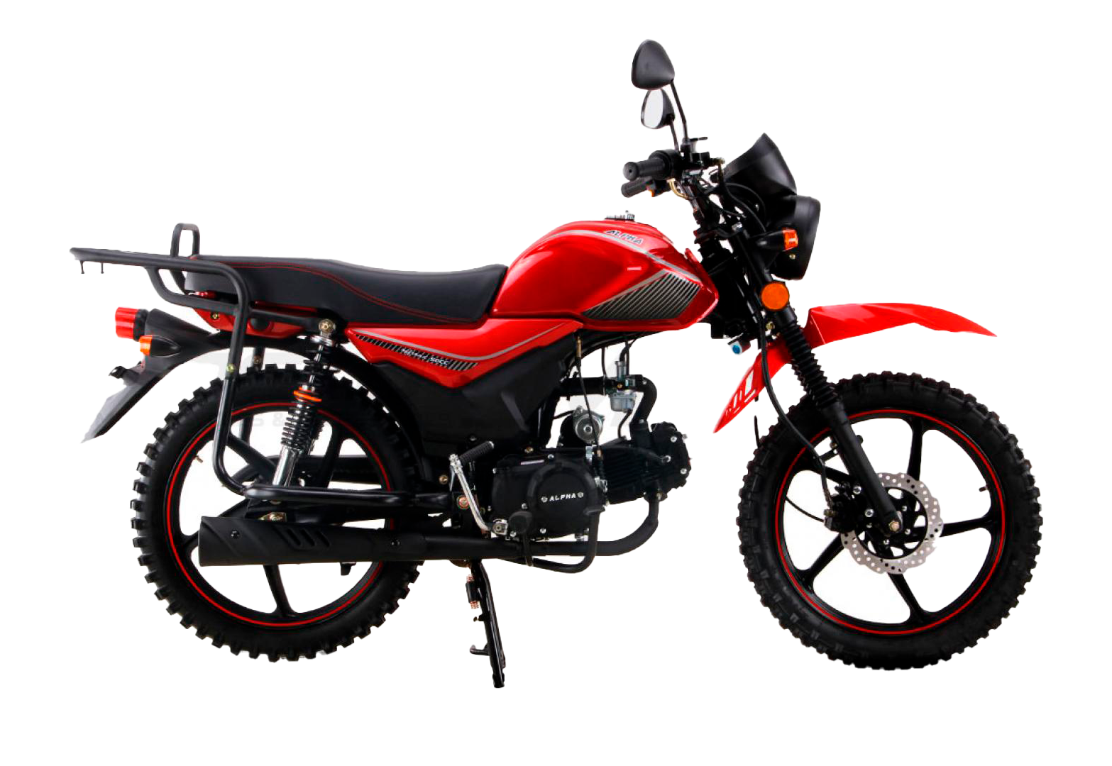 Мопед ROCKOT ALPHA OFFROAD M-12 (красный глянцевый)