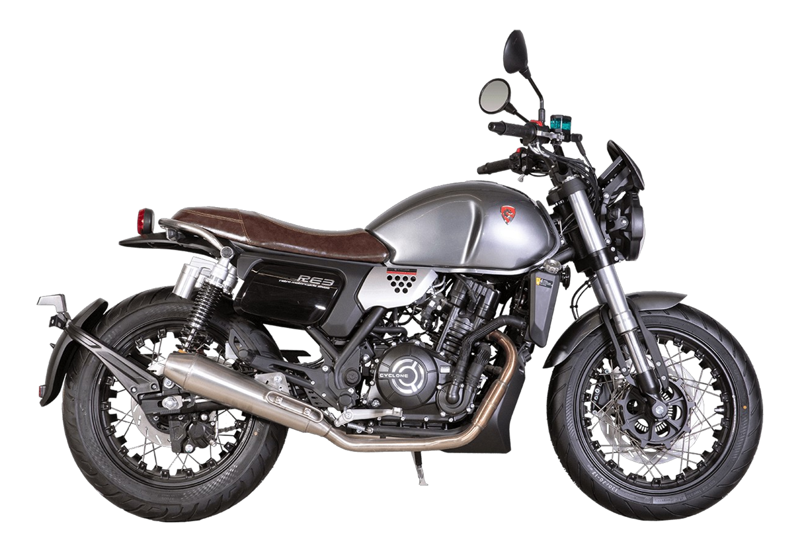 Мотоцикл CYCLONE RE3 (SR400) 2024 Серый (ПТС)