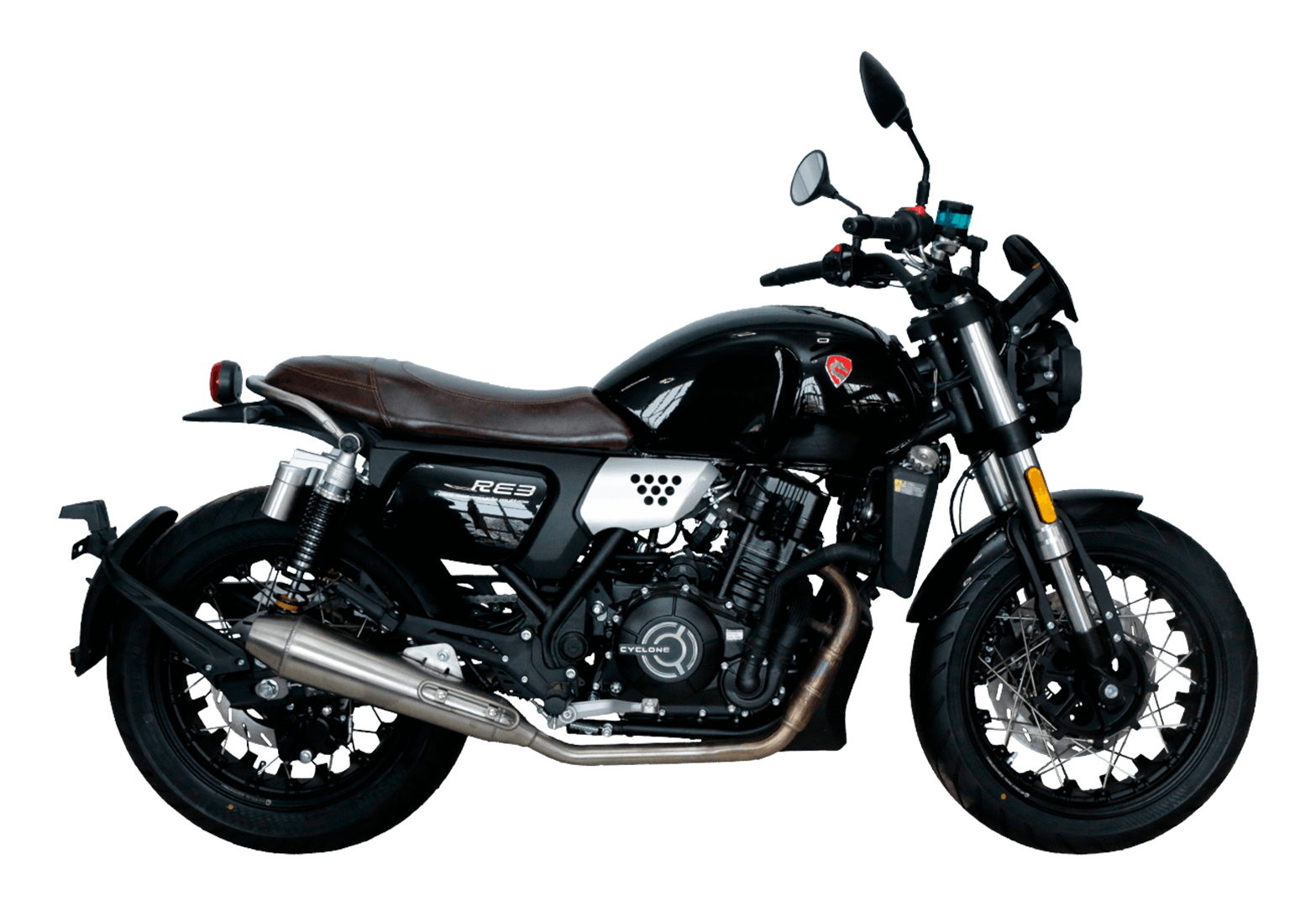 Мотоцикл CYCLONE RE3 (SR400) 2024 Черный (ПТС)