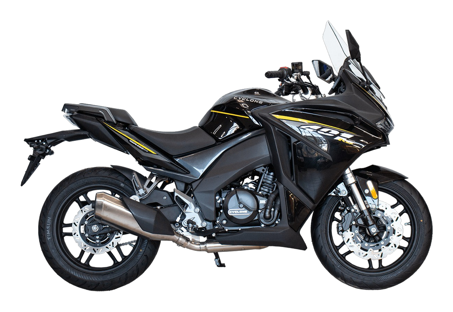 Мотоцикл CYCLONE RG401 (SR400GS-B) 2024 Черный