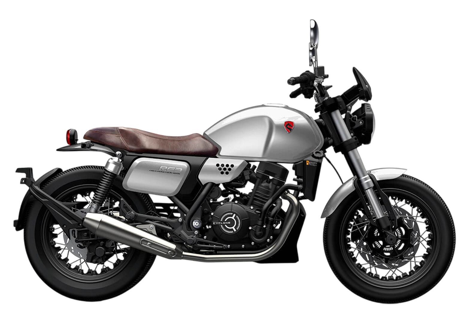 Мотоцикл CYCLONE RE3 (SR400) 2024 Серебристый (ПТС)