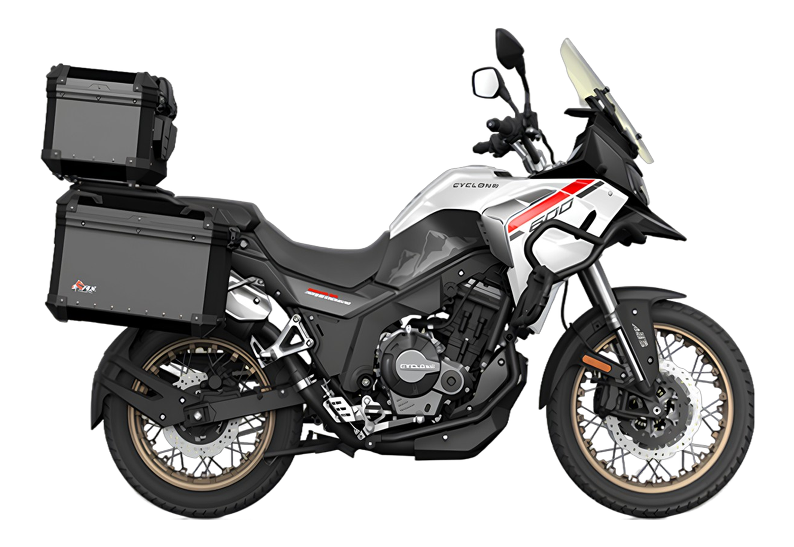 Мотоцикл CYCLONE RX600 ADV (SR600GY) 2025 Белый