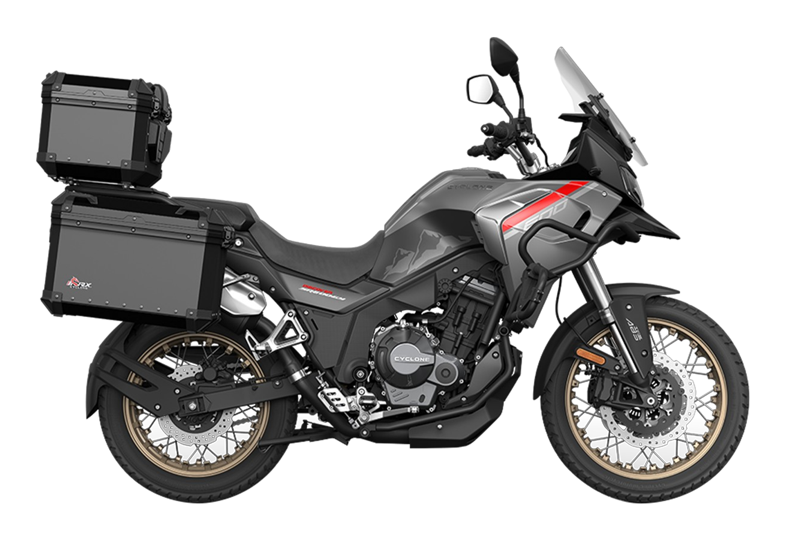Мотоцикл CYCLONE RX600 ADV (SR600GY) 2025 Серый