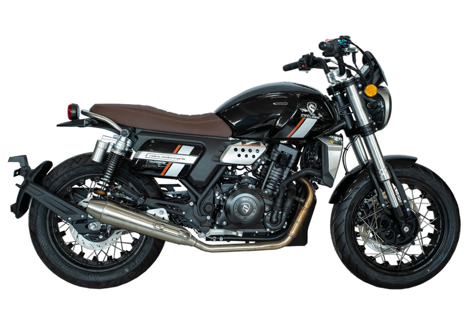 Мотоцикл CYCLONE RE401 (SR400-B) 2024 Черный (ПТС)