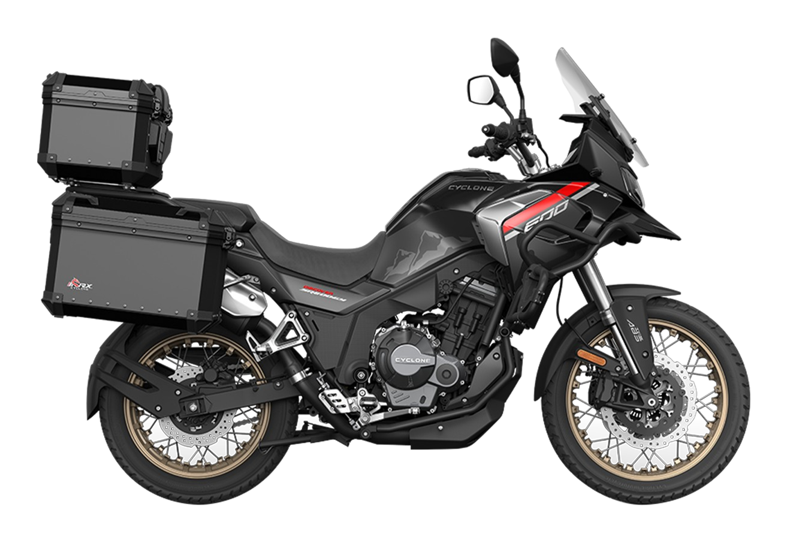 Мотоцикл CYCLONE RX600 ADV (SR600GY) 2025 Черный