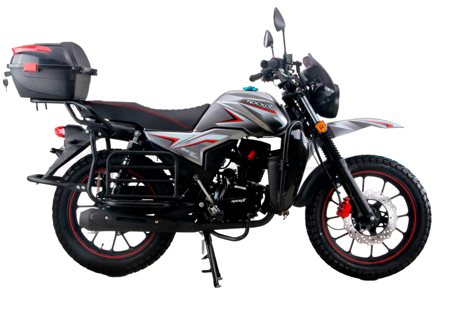 Мотоцикл дорожный ROCKOT QUEST 150 (серый глянцевый, ЭПТС)