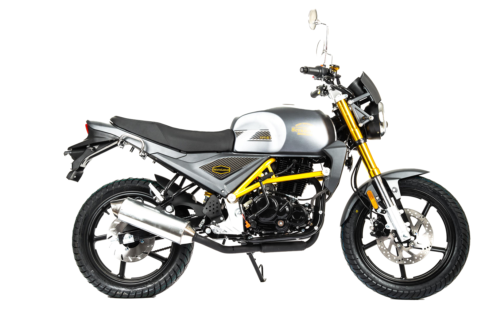 Мотоцикл Motoland SCRAMBLER 250 Черный карбон
