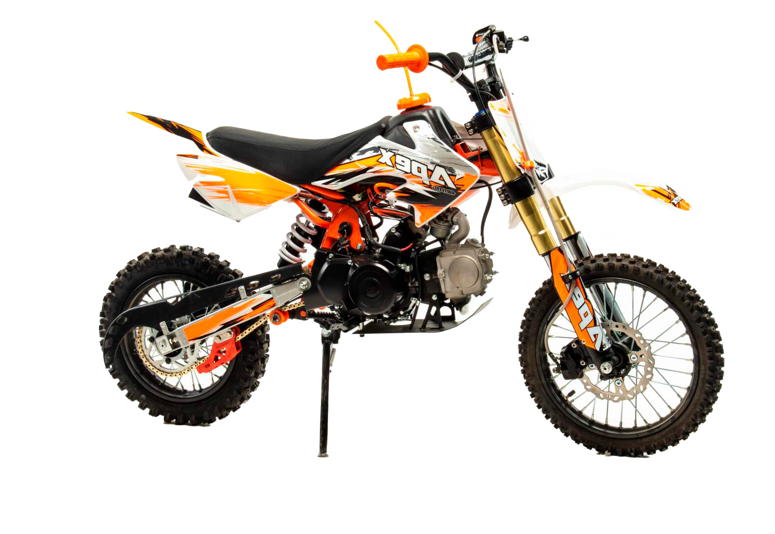 Питбайк Motoland 110 APEX10 E оранжевый 14/12