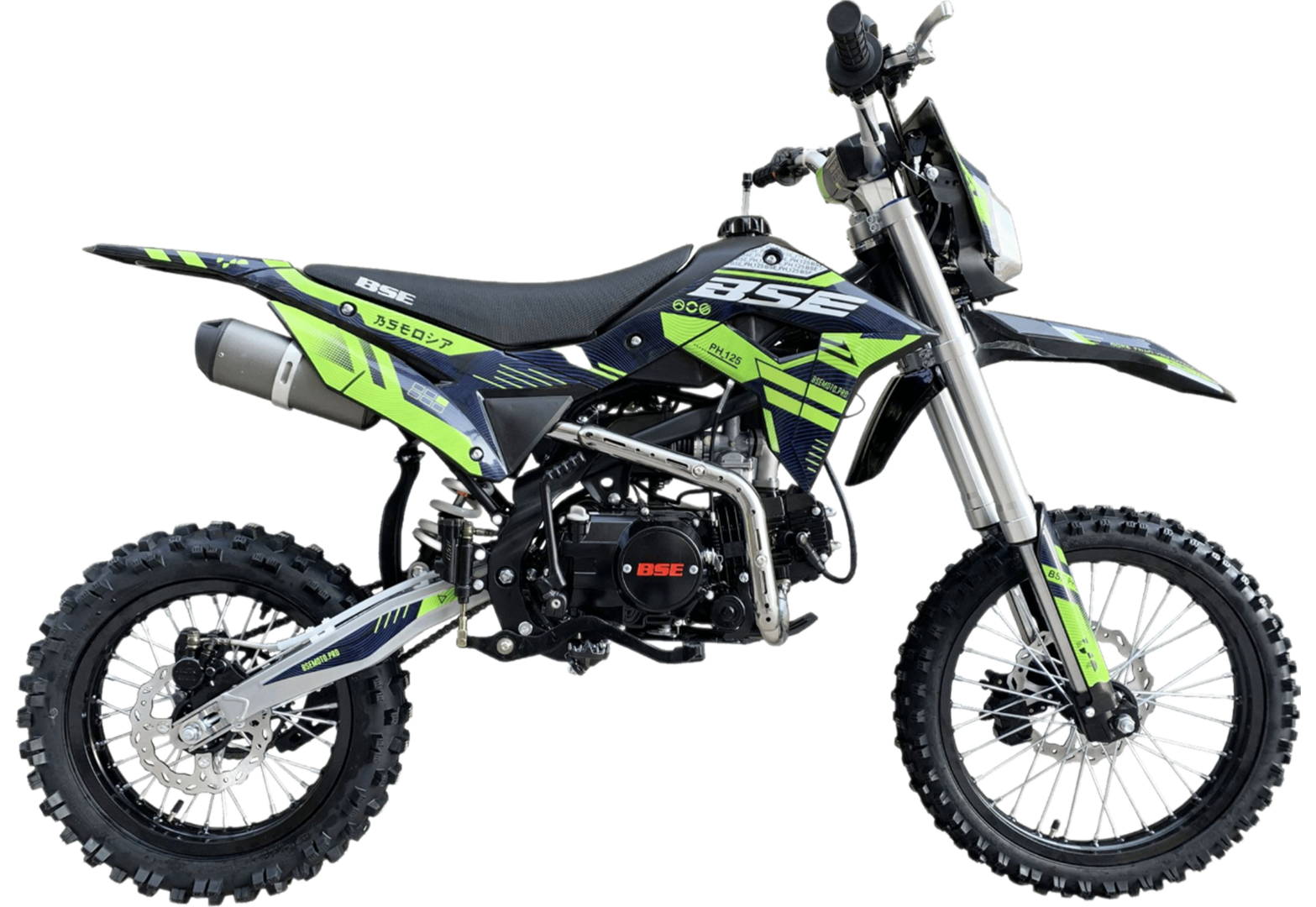 Питбайк BSE PH125 AK47 Green (040)