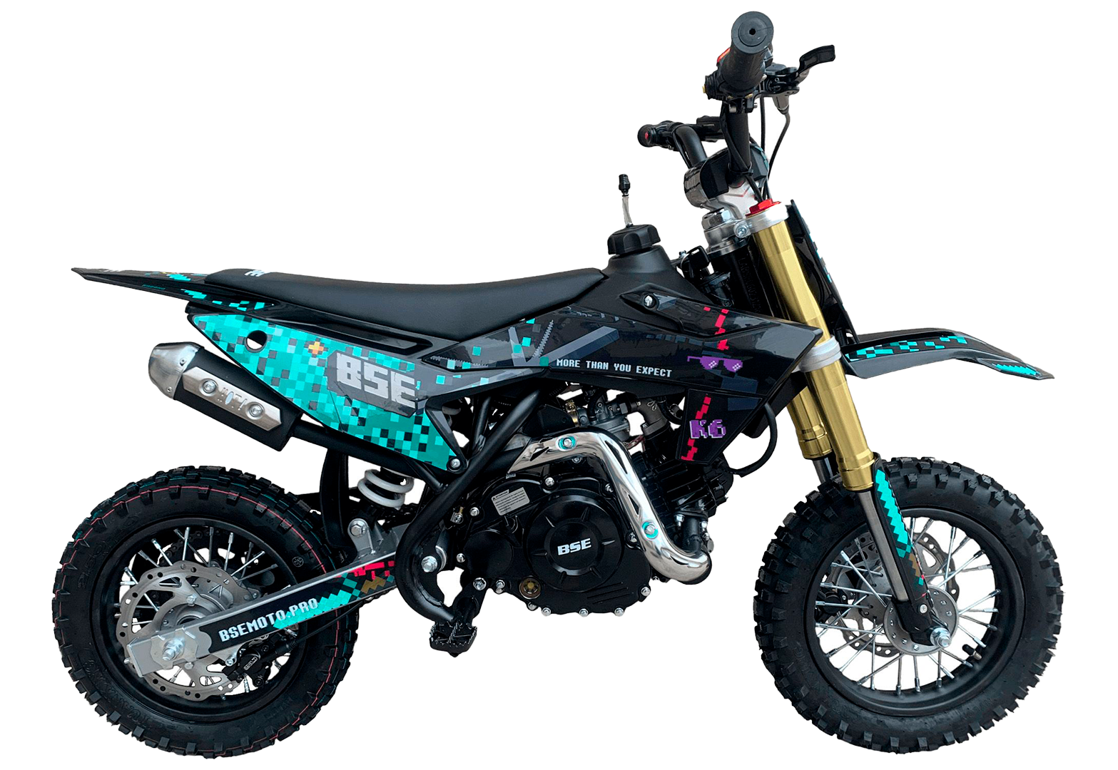 Питбайк BSE K6 Minecraft 10/10 (электростартер)
