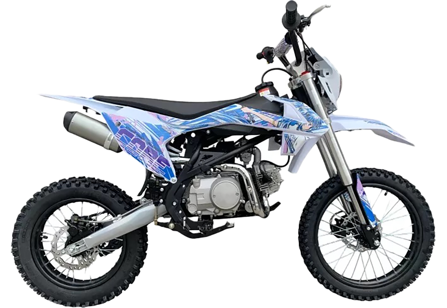 Питбайк SSSR CORE E A Blue Cat Mask