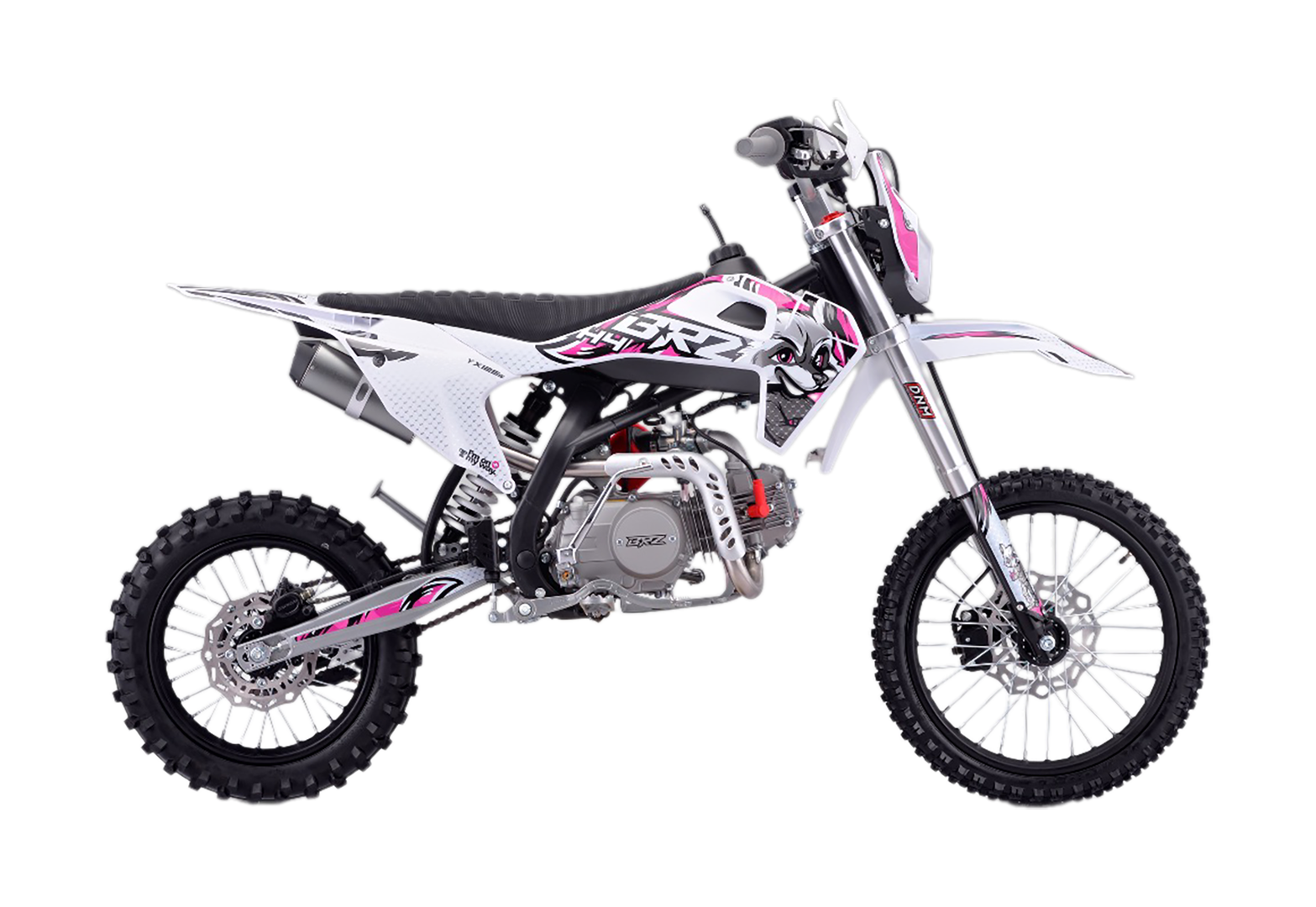 Питбайк BRZ H4 YX125s 17/14 (полуавтомат, электростартер)