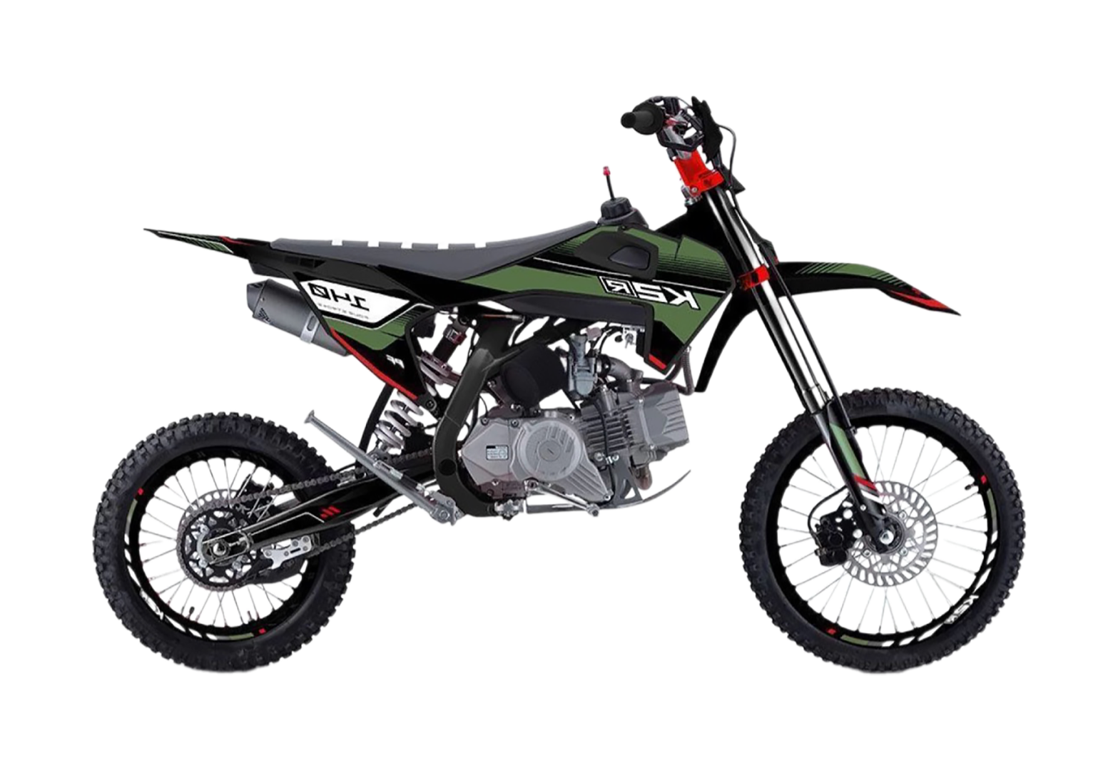 Питбайк K2R PF 140 Green/Black 2023
