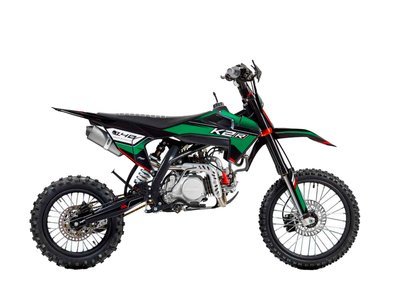 Питбайк K2R PF 140 (Green/Black) 2024