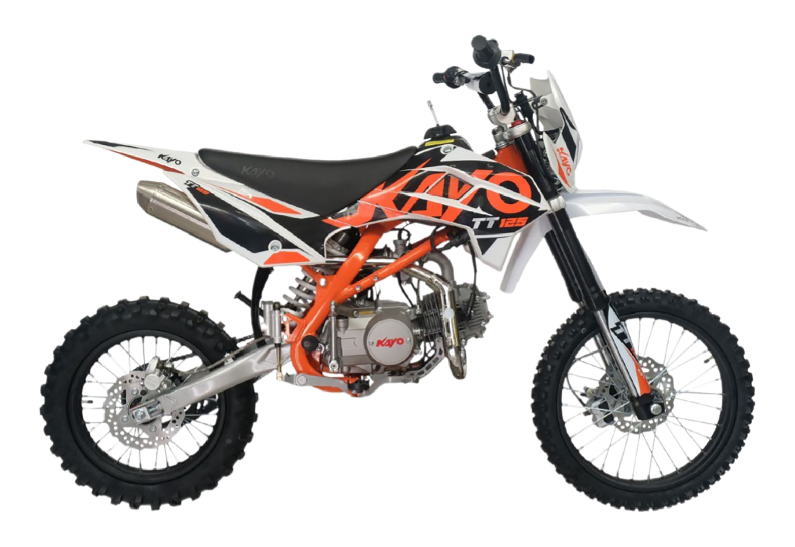 Питбайк KAYO BASIC TT125 17/14 KRZ (механ. сцепл., кикстартер, 2024 г.)