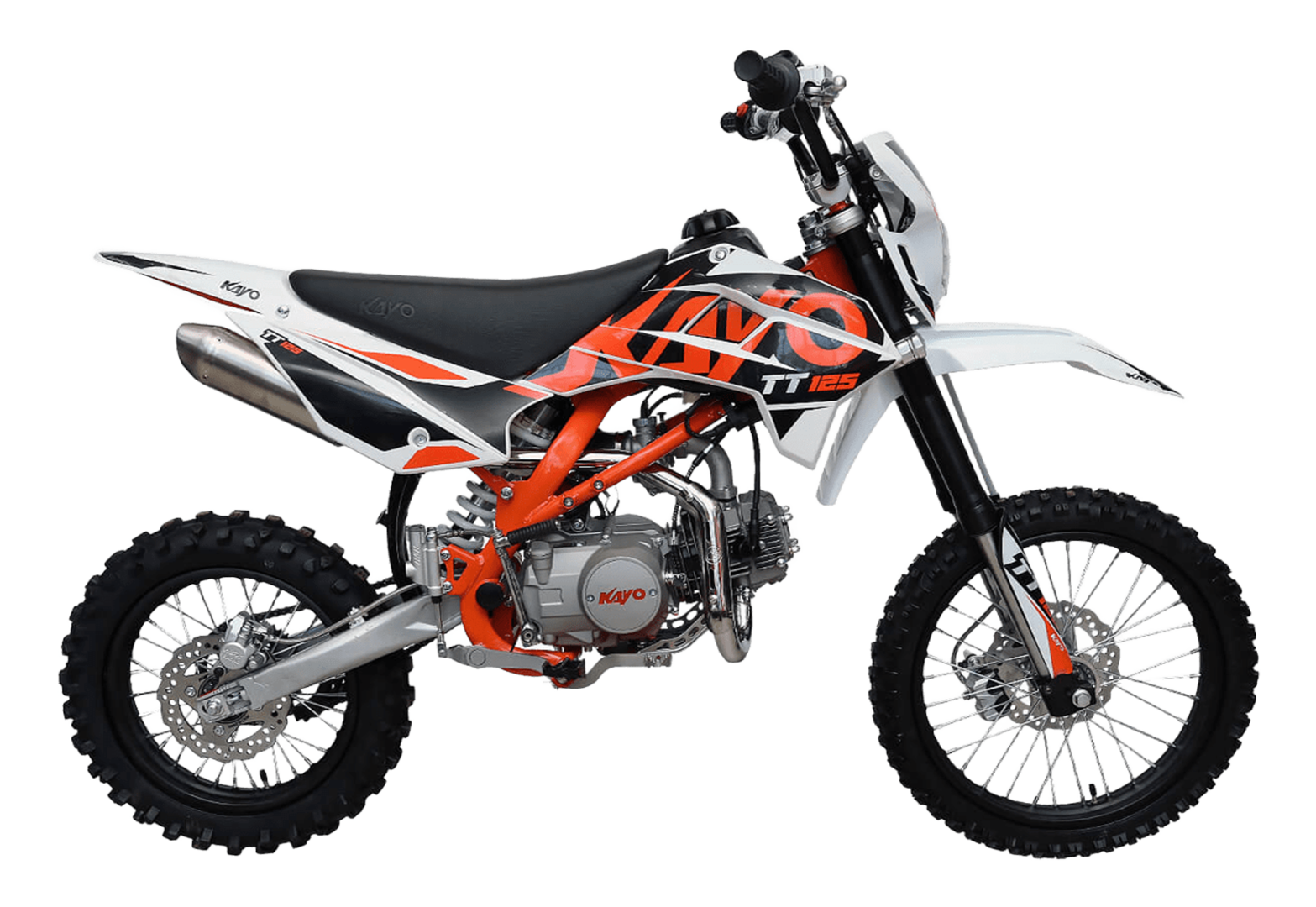 Питбайк KAYO BASIC K125 17/14 KRZ (механ. сцепл., кикстартер, 2024 г.)