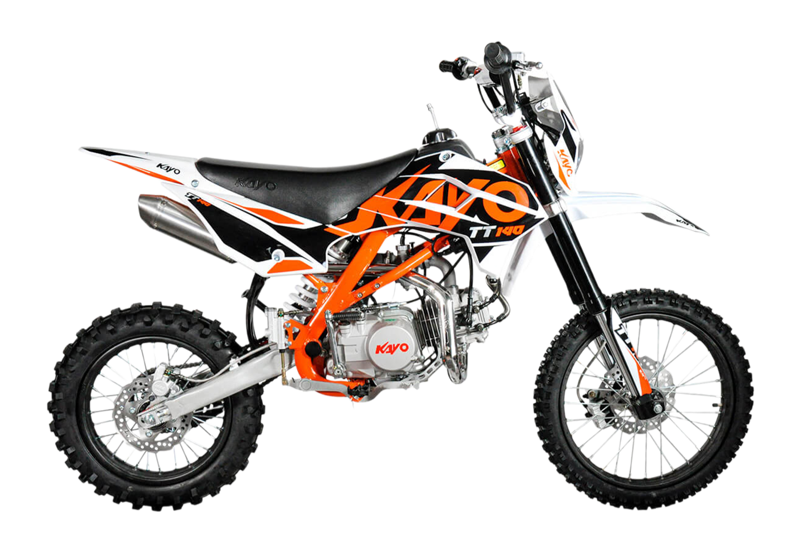 Питбайк KAYO BASIC TT140EM 17/14 KRZ (механ. сцепл., эл. стартер 2024 г.)