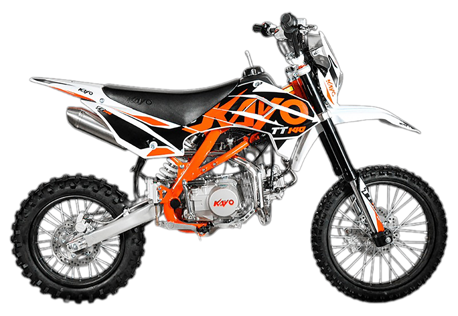 Питбайк KAYO BASIC TT140 17/14 KRZ (механ. сцепл., кикстартер 2024 г.)