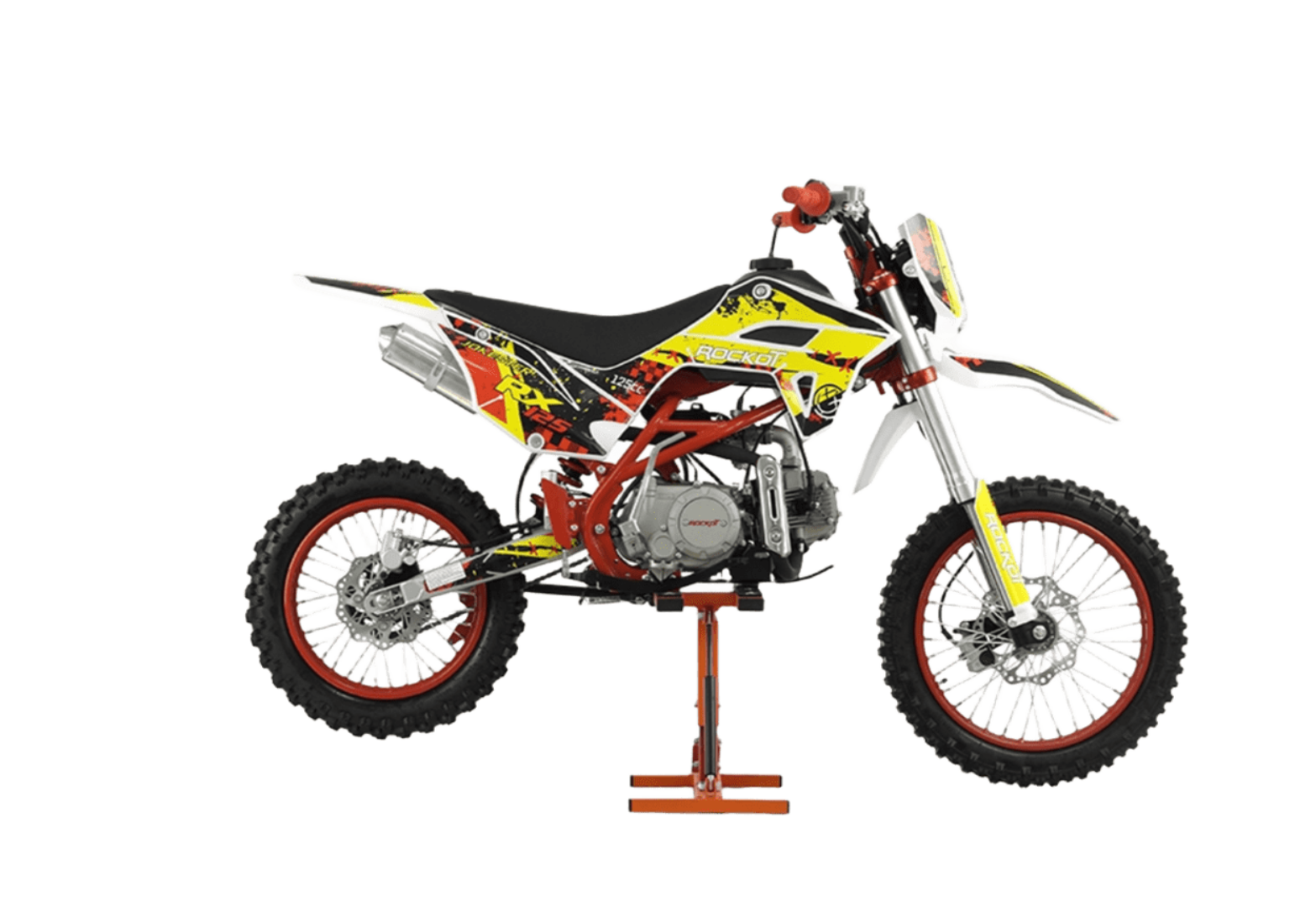 Питбайк ROCKOT BASIC 125E Jokester 2.0 (механ. сцепл., эл. стартер, 17/14)