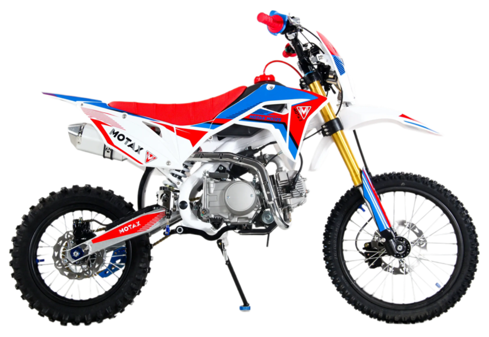 Питбайк MOTAX MX 125 (17/14) черный-белый-красный