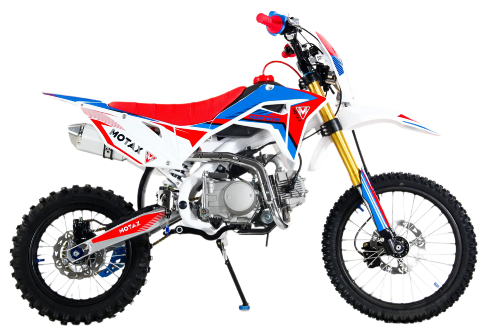 Питбайк MOTAX MX 125 (17/14) белый-белый-красный