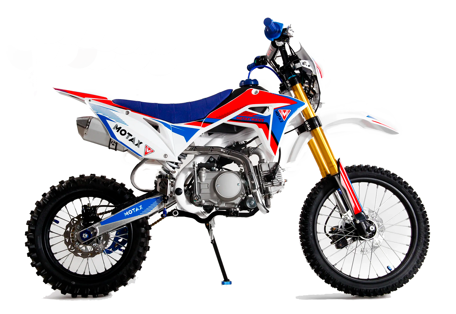 Питбайк MOTAX MX 125 (17/14) белый-белый-синий