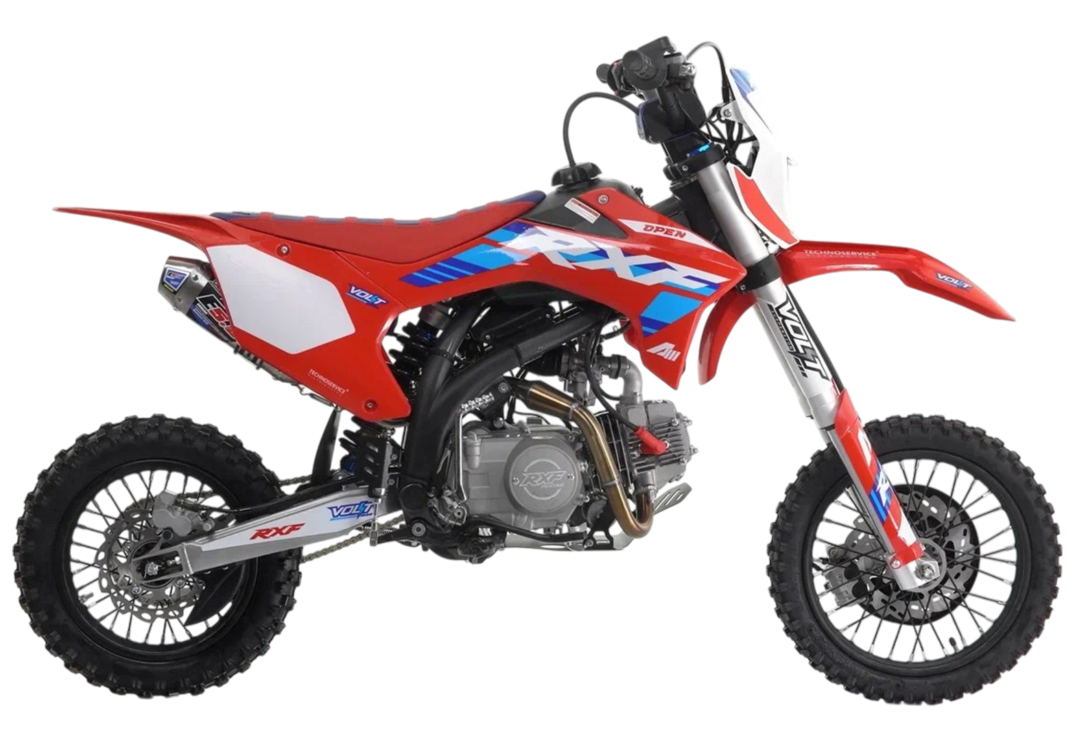 Питбайк Apollo RXF OPEN 125E 14/12 Красный (электростартер)