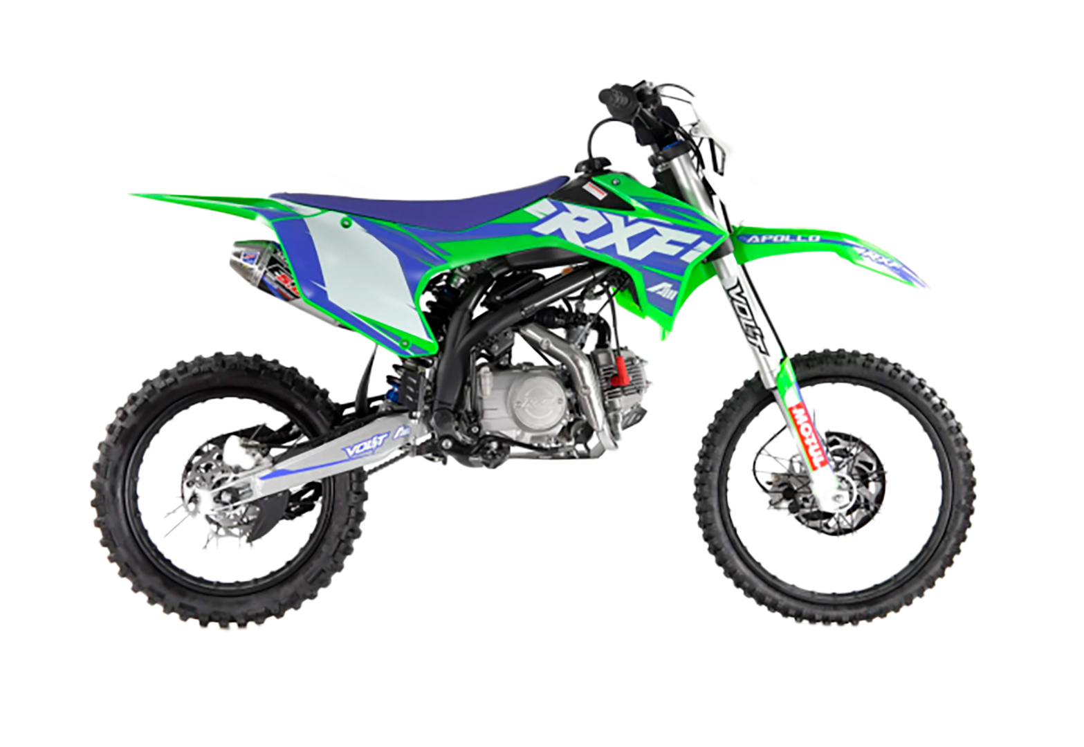 Питбайк Apollo RXF FREERIDE 150X-LE 17х14 Зелёный