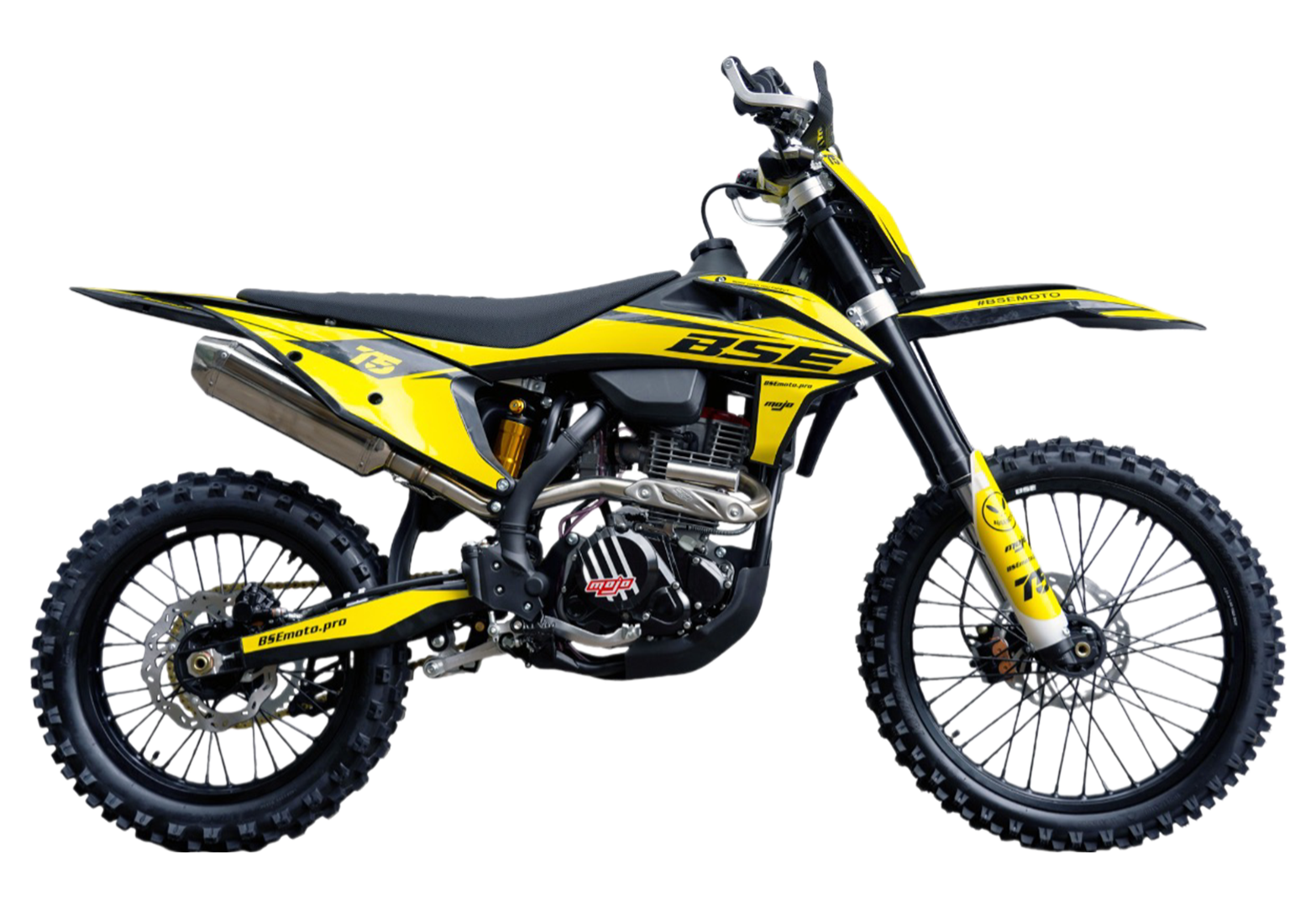 Кроссовый мотоцикл BSE T5 Yellow Twister (015)