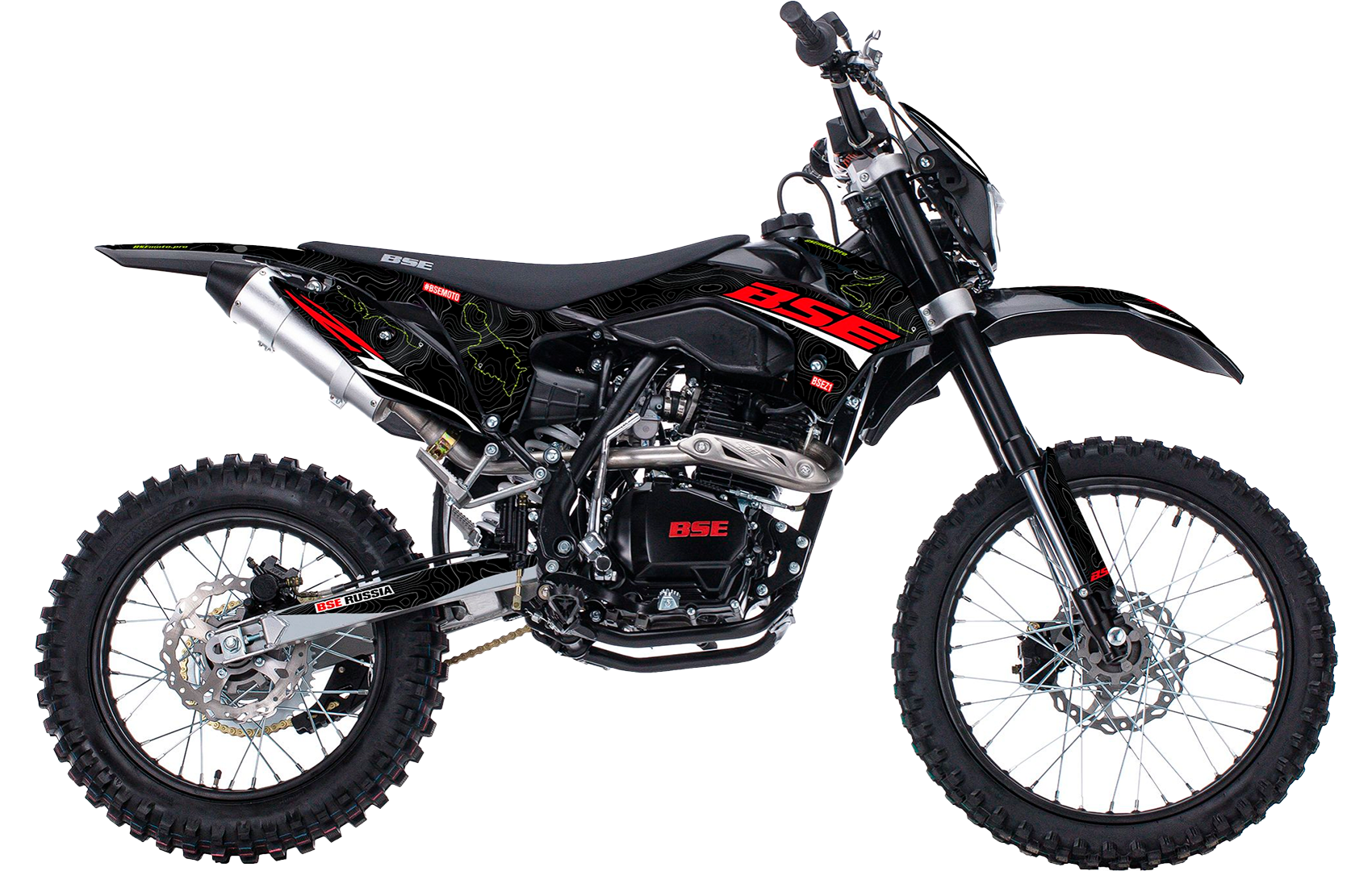 Кроссовый мотоцикл BSE Z1 Atlas Black (012)