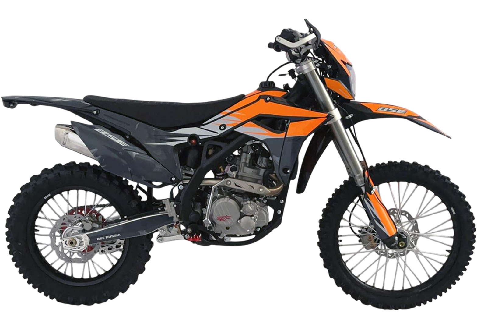 Кроссовый мотоцикл BSE Z7 Orange Neon (ZS174MN-3)