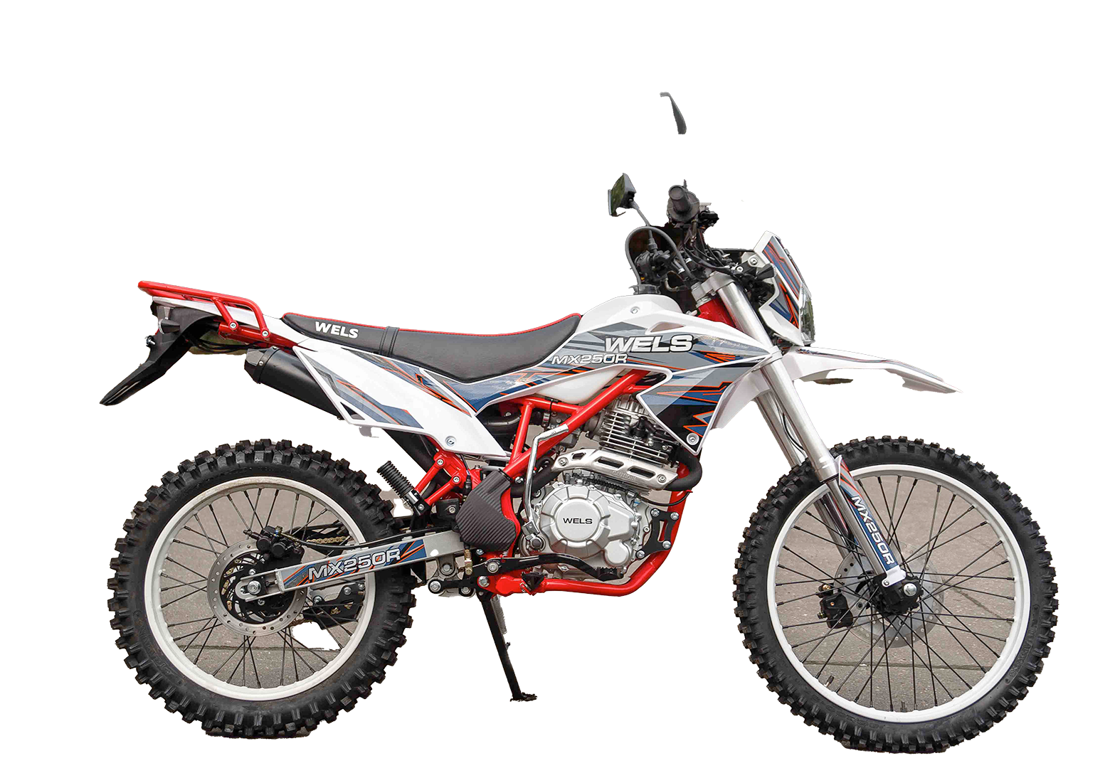 Мотоцикл WELS MX-250 R красный