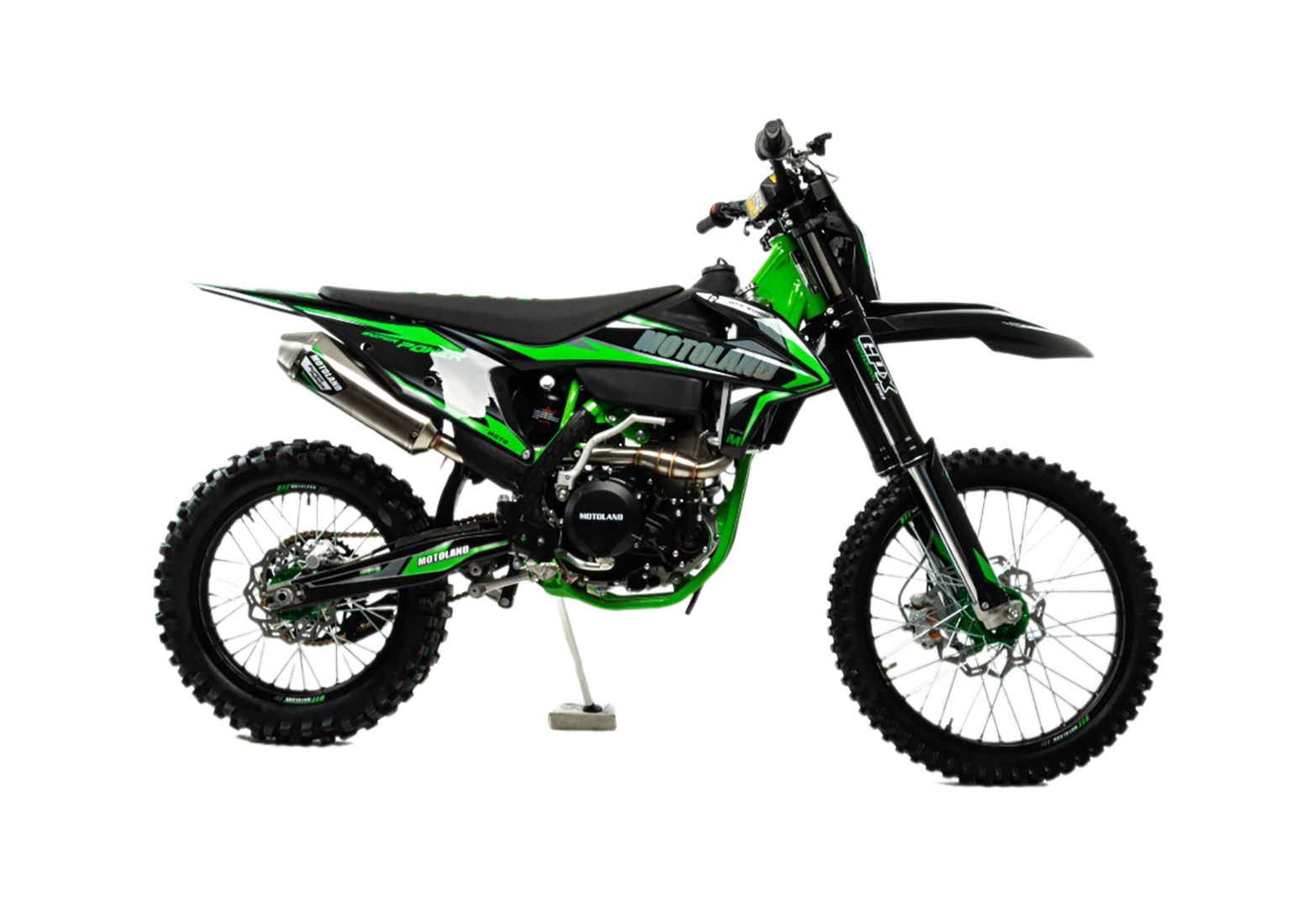 Мотоцикл Motoland FX 450 NC (194MQ) зеленый