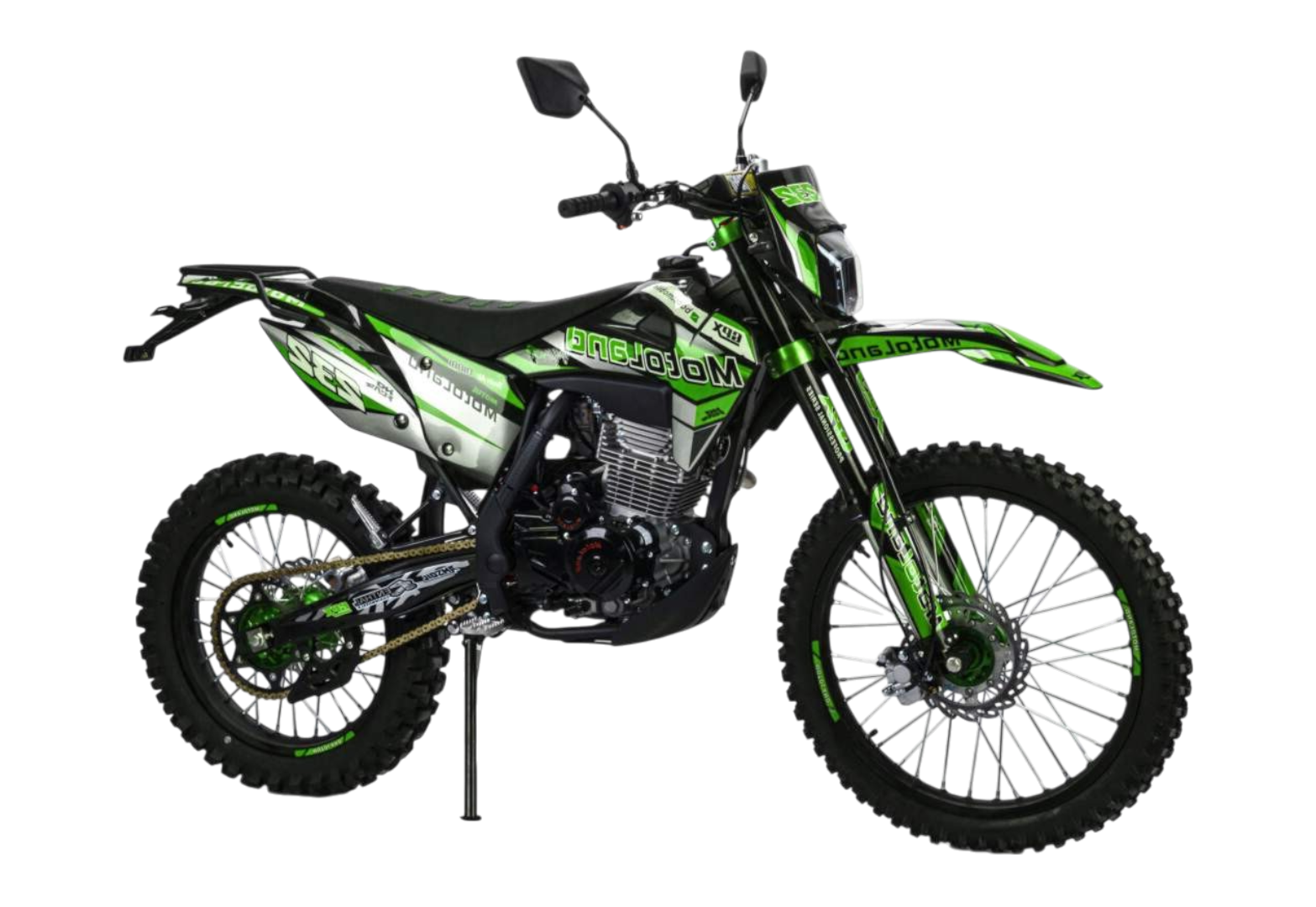 Мотоцикл Motoland XT300 HS 175FMM (PR5) ПТС зеленый