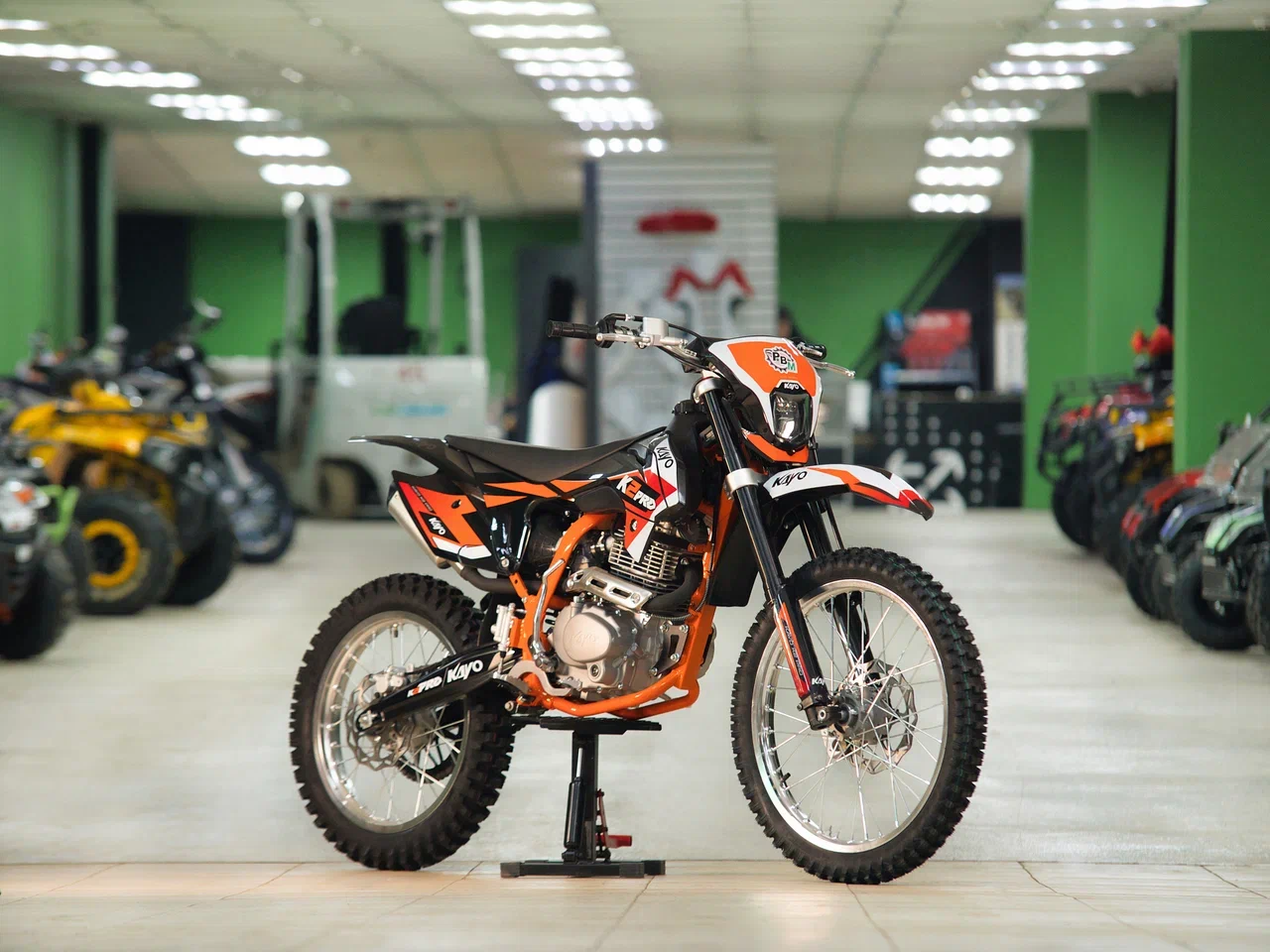 Мотоцикл кроссовый KAYO K2 PRO 21/18 (CB300) (Без ПТС)