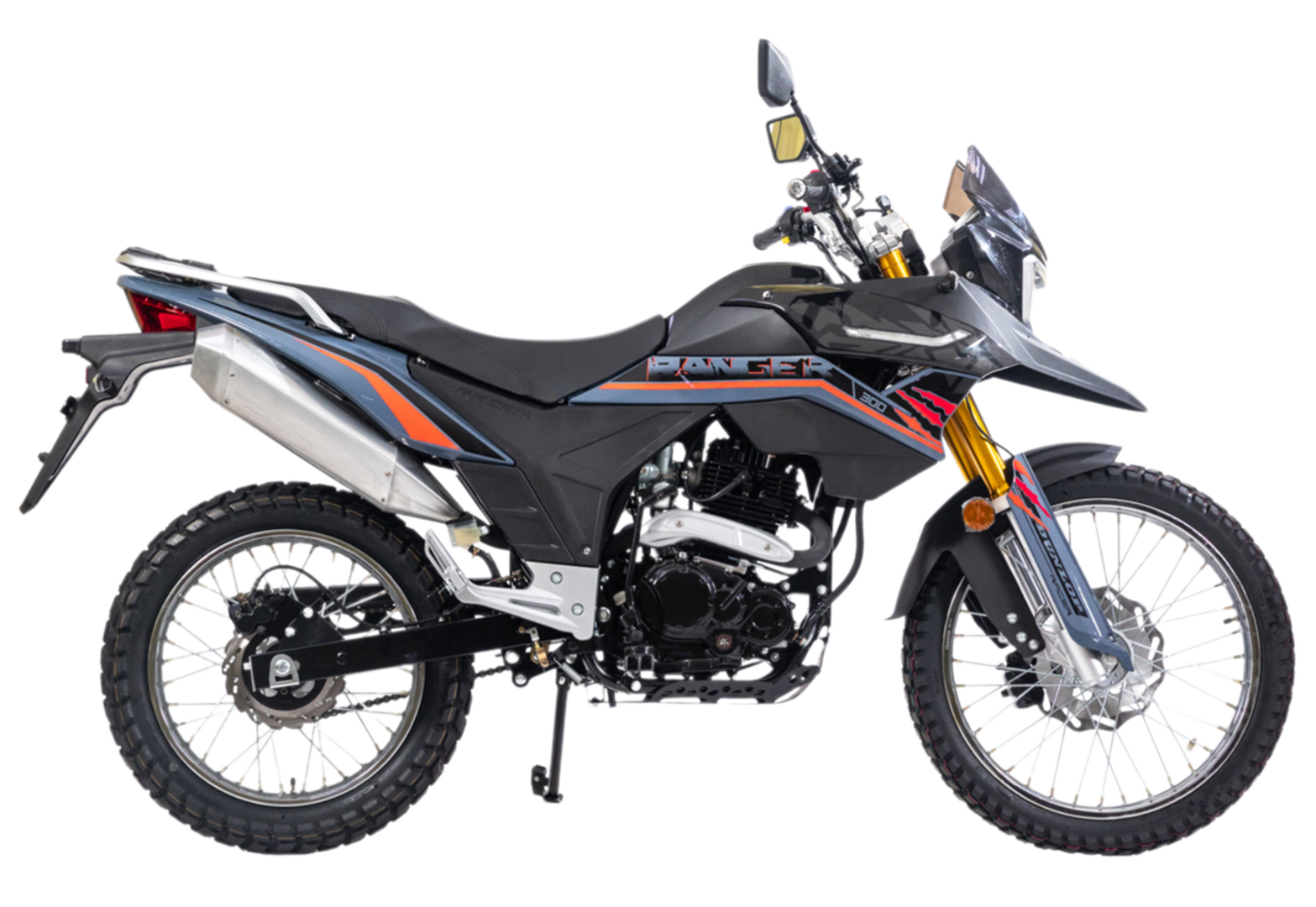 Мотоцикл Racer RC300-GY8 Ranger (серый) (Россия)