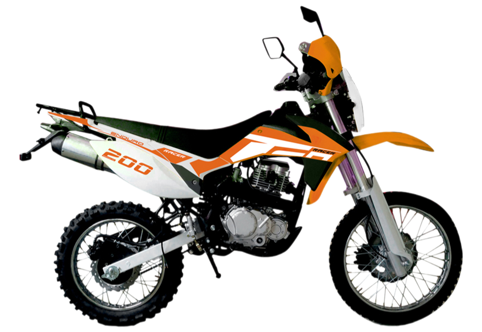 Мотоцикл Racer RC200GY-C2 Enduro (оранжевый) (Россия)
