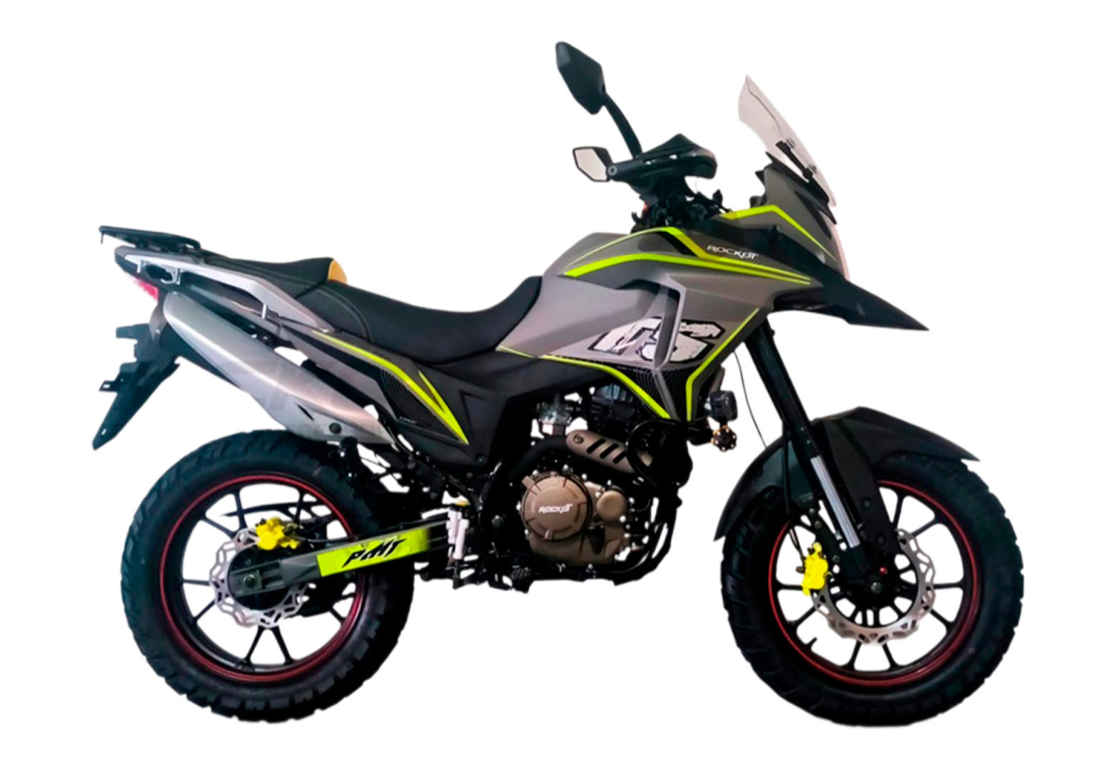 Мотоцикл турэндуро ROCKOT DAKAR 250 (серый/зеленый, ЭПТС)