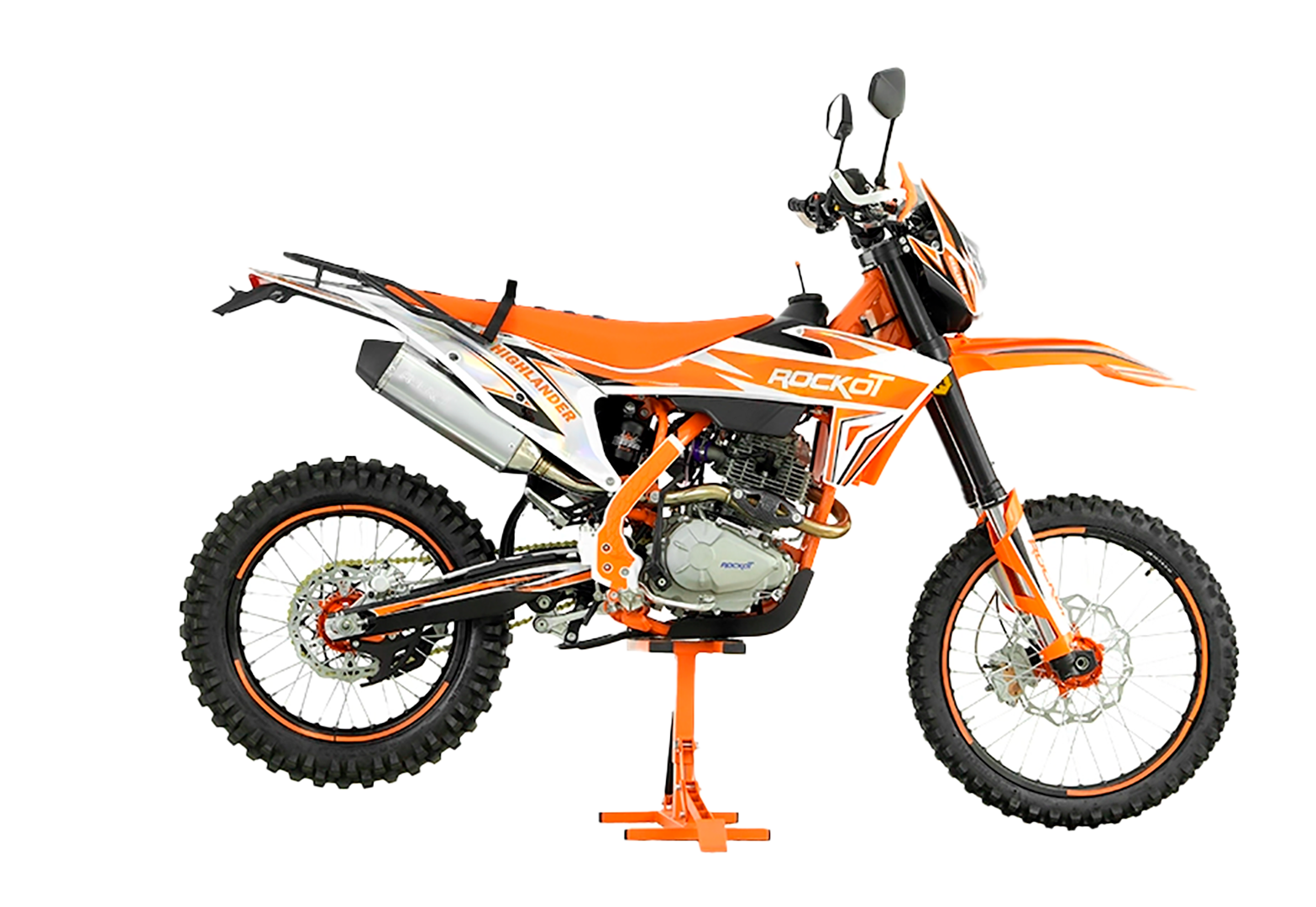 Мотоцикл эндуро ROCKOT HIGHLANDER (300cc, 172FMM-5 (PR250 BIGBORE), 21/18, ЭПТС)
