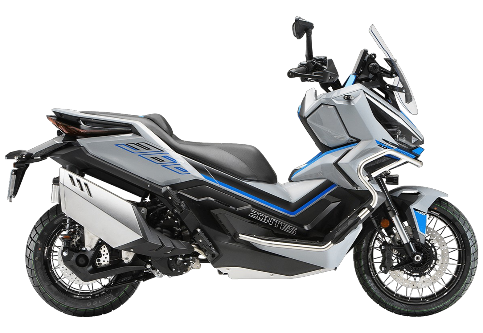 Максискутер ZONTES ZT368-G (ZT1P79MP EFI) 17/14 (2025 г.) ПТС (Серый)