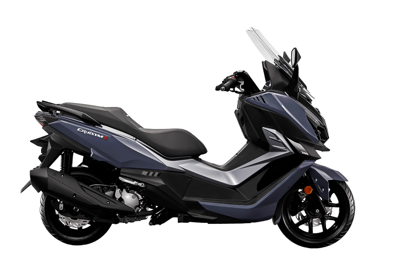 Максискутер SYM CRUiSYM a 300 матовый сине-серый