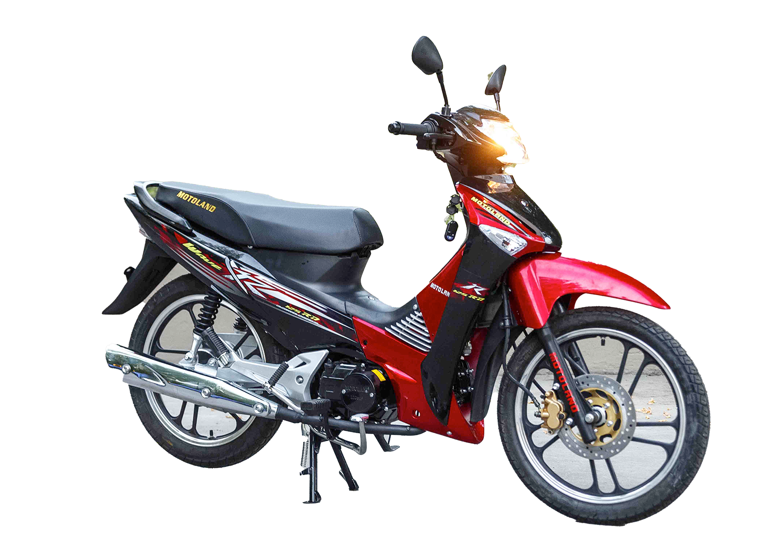 Скутеретта Motoland WAVE 125 куб. (красный)