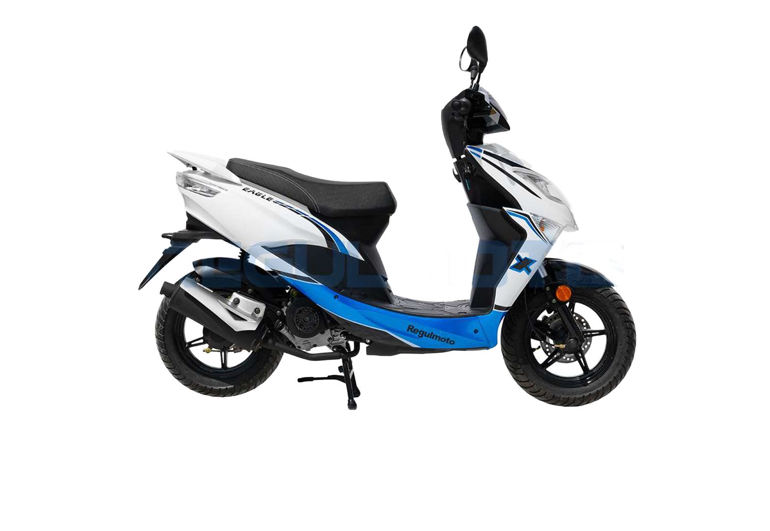 Скутер Regulmoto EAGLE 50 (LJ50QT-3L), Белый/синий