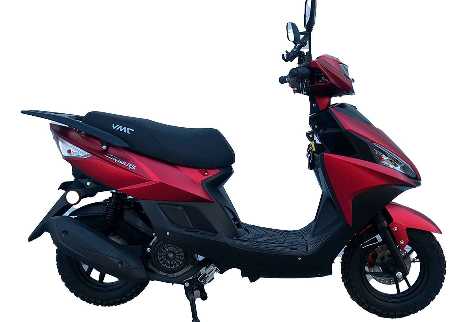 Скутер VENTO CORSA RS (150) матовый красный / матовый черный