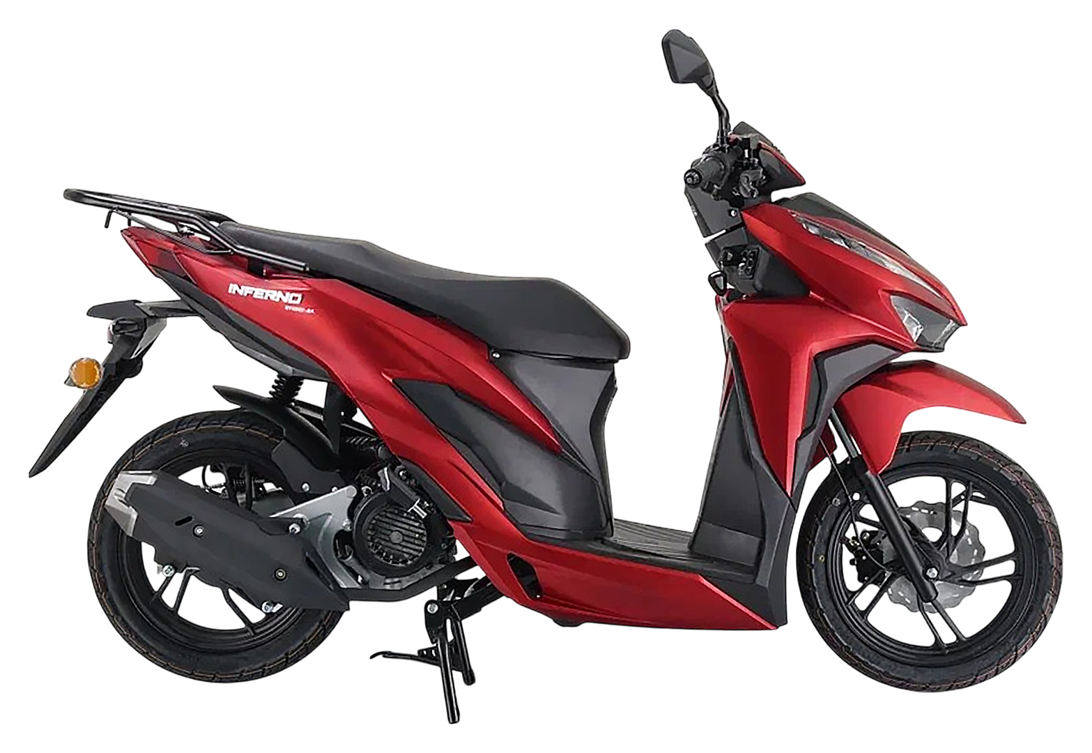 Скутер VENTO (VMC) INFERNO BY49QT-5A 49 см3 СЕРИЯ Т1700 VIN MATT BLACK/MATT RED (Без ПТС)